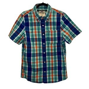 Hollister Button Down Plaid Size Medium NWOT